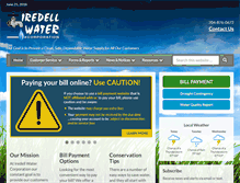 Tablet Screenshot of iredellwater.com